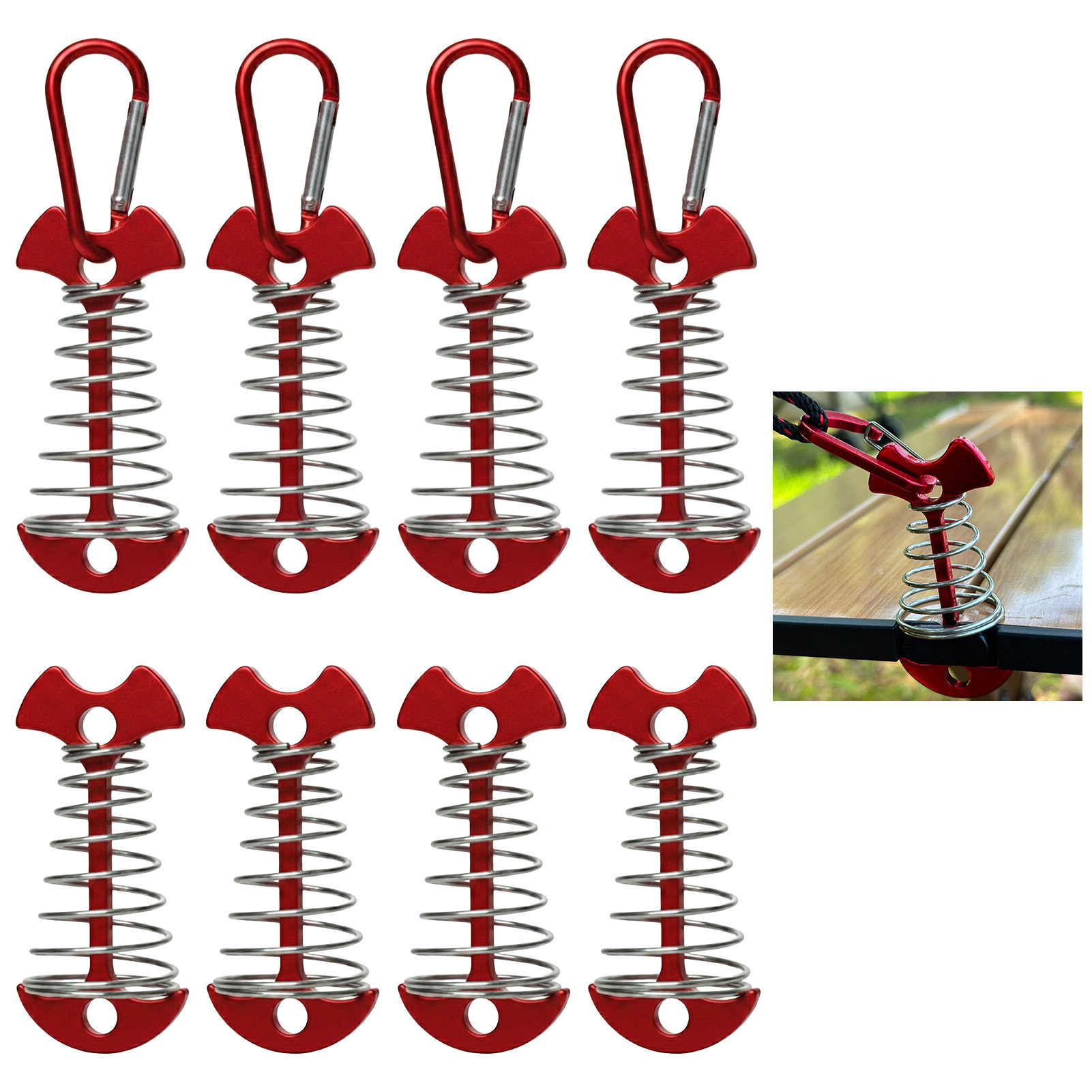 Fishing Boat Aluminum - 8pcs Adjustable Plank Floor Spring Fishbone