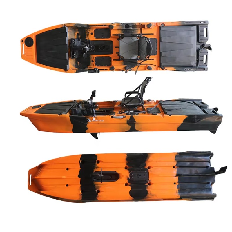Vicking 12.6FT Single Kayak Pe - đánh giá và giá Fishing Boat Trolling Motor