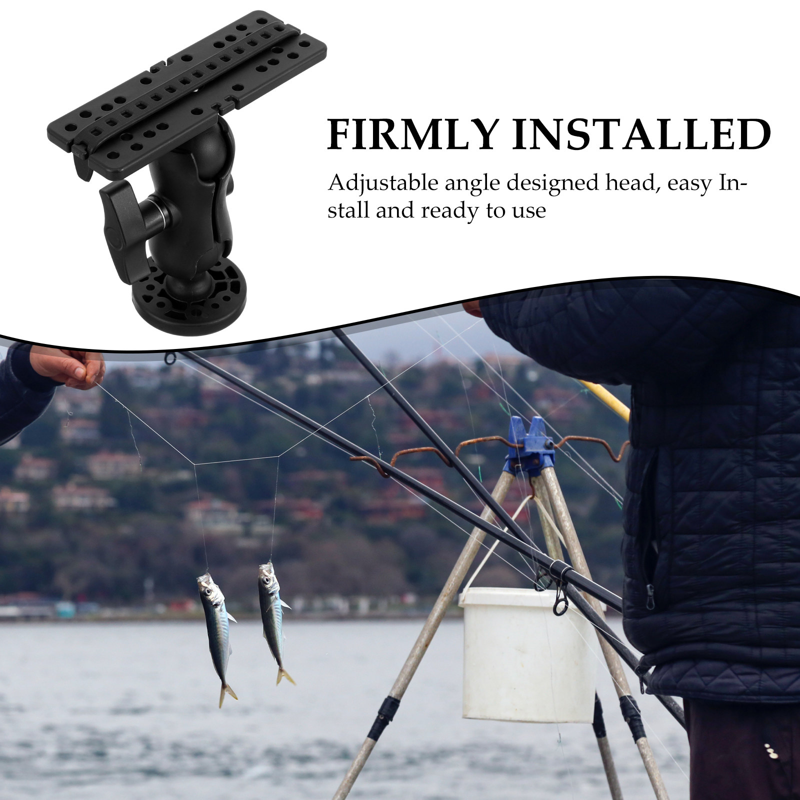 Boat Fish Finder Holder Mount  - đánh giá và giá Fishing Boat Depth Finder